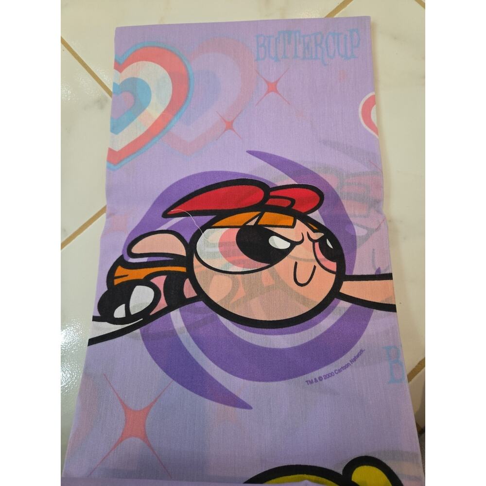 Power Puff Girls Vintage Sheet Set,Handmade With New Material